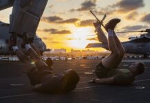 US Navy ups physical fitness tests