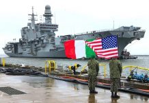Italy’s flagship in F-35B trials in US