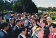1996: President Bill Clinton at Australian War Memorial