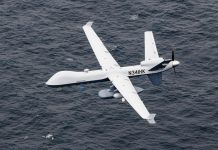 US cruiser’s new exercise with drone