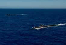 Guam exercise with French submarine