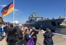 Significant German warship visit to Fremantle