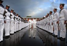 Recruit school parade