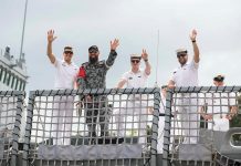 HMAS Sydney heads for US trials