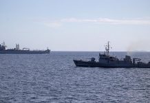 Anzac and Sirius in Indian Ocean exercise