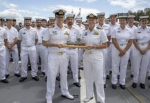 First woman to command a RAN destroyer