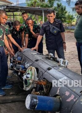 Indonesians find Chinese drone