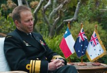 Interview with head of Navy during Chile visit