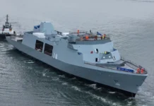First of new UK frigate class takes to sea