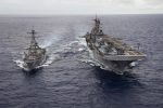 USS Bonhomme Richard (LHD-6) Fueling at Sea