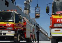 RAN takes five fire trucks to PNG