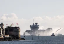 UK strike group home after 8 months