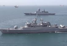 Iran-Russian exercise in Gulf of Oman