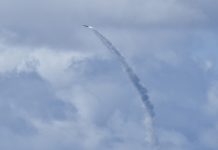Sparrow missile launched from HMAS Ballarat