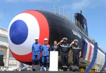 Newest French N-sub enters active duty