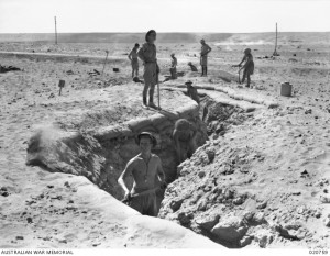 Australians dig in at Tobruk